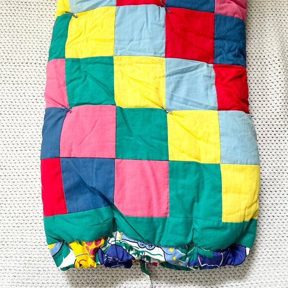 Yankee Lady Creations Vermont Baby Bunting Colorful Animal Quilted Blanket NOS - Picture 7 of 10